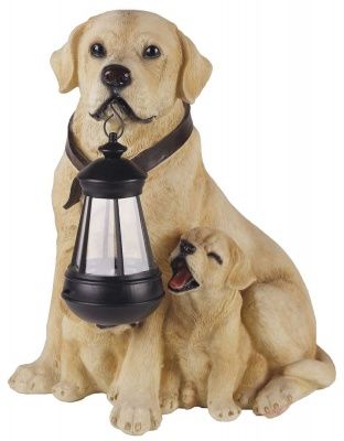 ЭРА SL-RSN31-DOG  Садовый светильник на солнечной батарее, полистоун, цветной, 31 см (4/24)