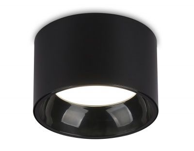 Ambrella TN52894 SBK/GBK Светильник накладной точечный черный песок/черный глянец GX53 max 12W D97*60