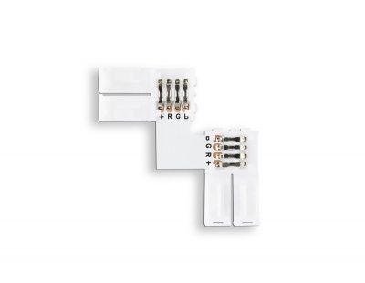 Ambrella Соединитель угловой L для светодиодной ленты 5050 12/24V (4 конт.) GS6701 (10шт)