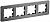 IEK BRITE BR-M42-M-01-K48 Рамка 4-мест. РУ-4-1-Бр металл титан RE (1 / 5 / 50)