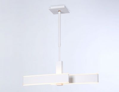 Ambrella Подвесной светодиодный светильник FA6666 WH белый 42W 3000K-6400K 640*30*900 (Без ПДУ)