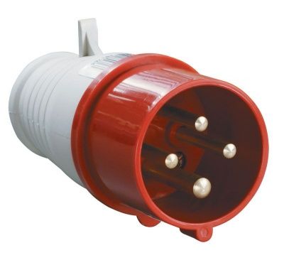 IEK Вилка перенос. ССИ-014 16А-6ч 380В 3P+PE IP44