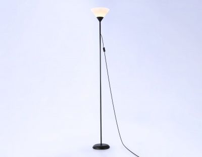 Ambrella Светильник напольный с выключателем на проводе TR97618 BK черный E27 max 40W D245*1760