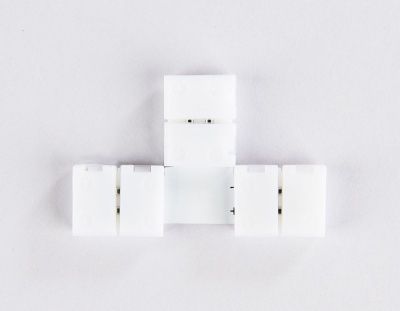 Ambrella Соединитель T для светодиодной ленты 2835 12/24V (2 конт.) GS6901 (5шт)