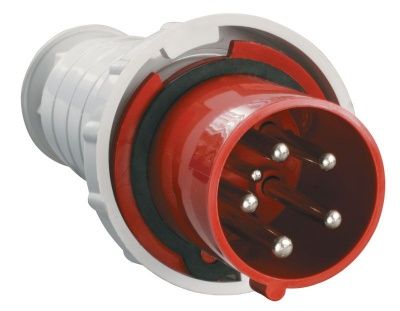 IEK Вилка перенос. ССИ-035 63А-6ч 380В 3P+PE+N IP54